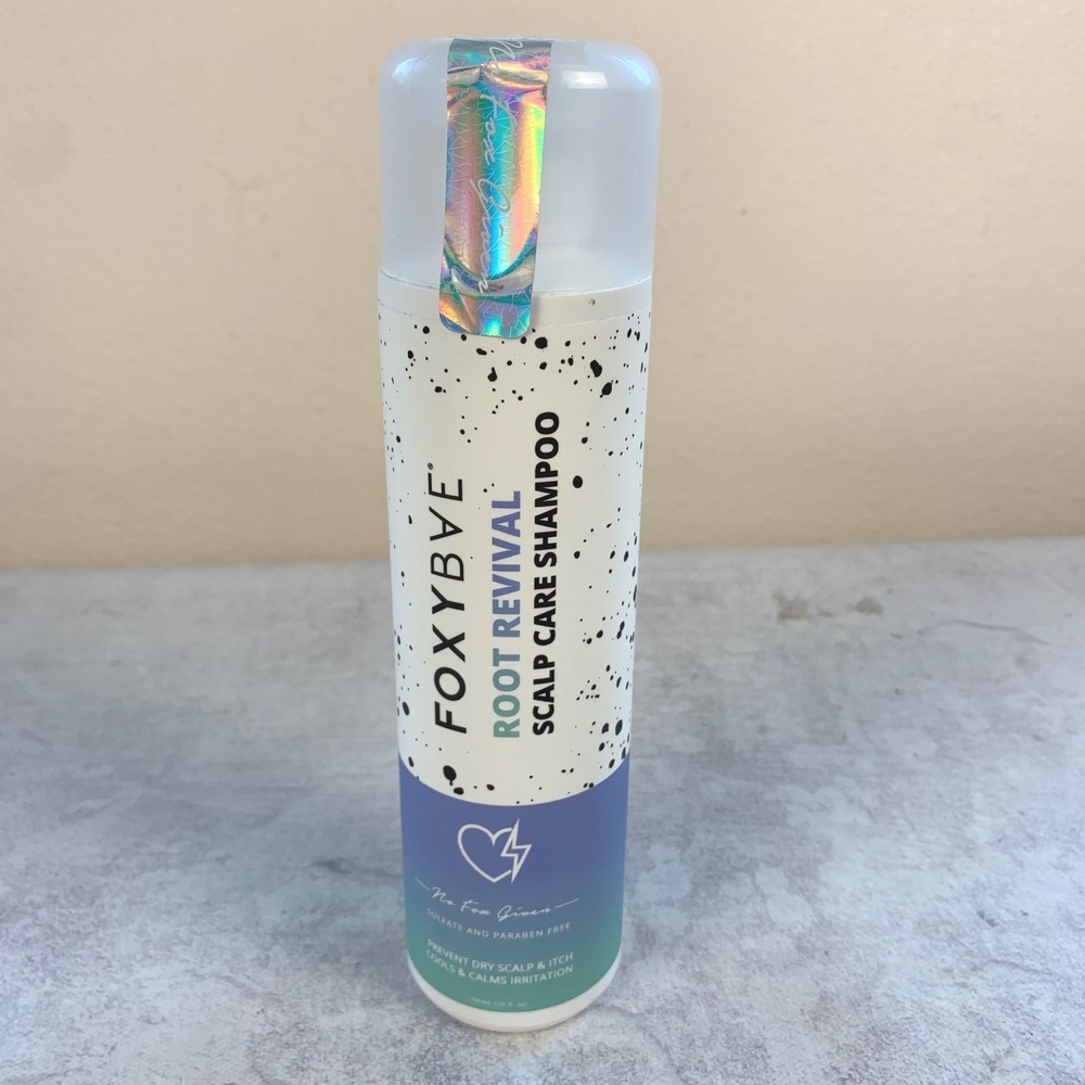 FoxyBae 10oz Root Revival Scalp Care Shampoo Sulfate Paraben Free Dry Scalp Itch